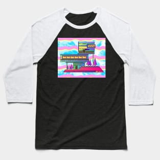 Illustration Dream House Villa Color Effects Baseball T-Shirt